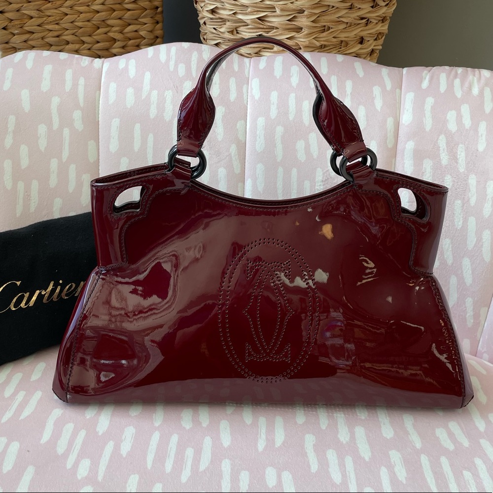 CARTIER MARCELLO PATENT BAG